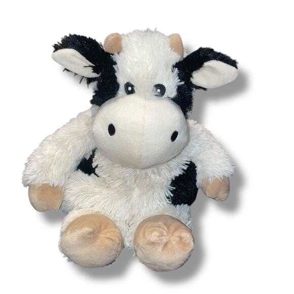 13" Warmies Cow Plush Weighted Heat Therapy French Lavender Animal Nursery Gift - Picture 3 of 11